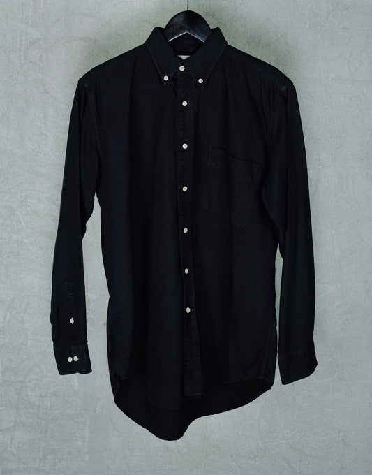 Avirex LTD. Black Cotton Work Shirt – New York Label (Vintage 1990s)