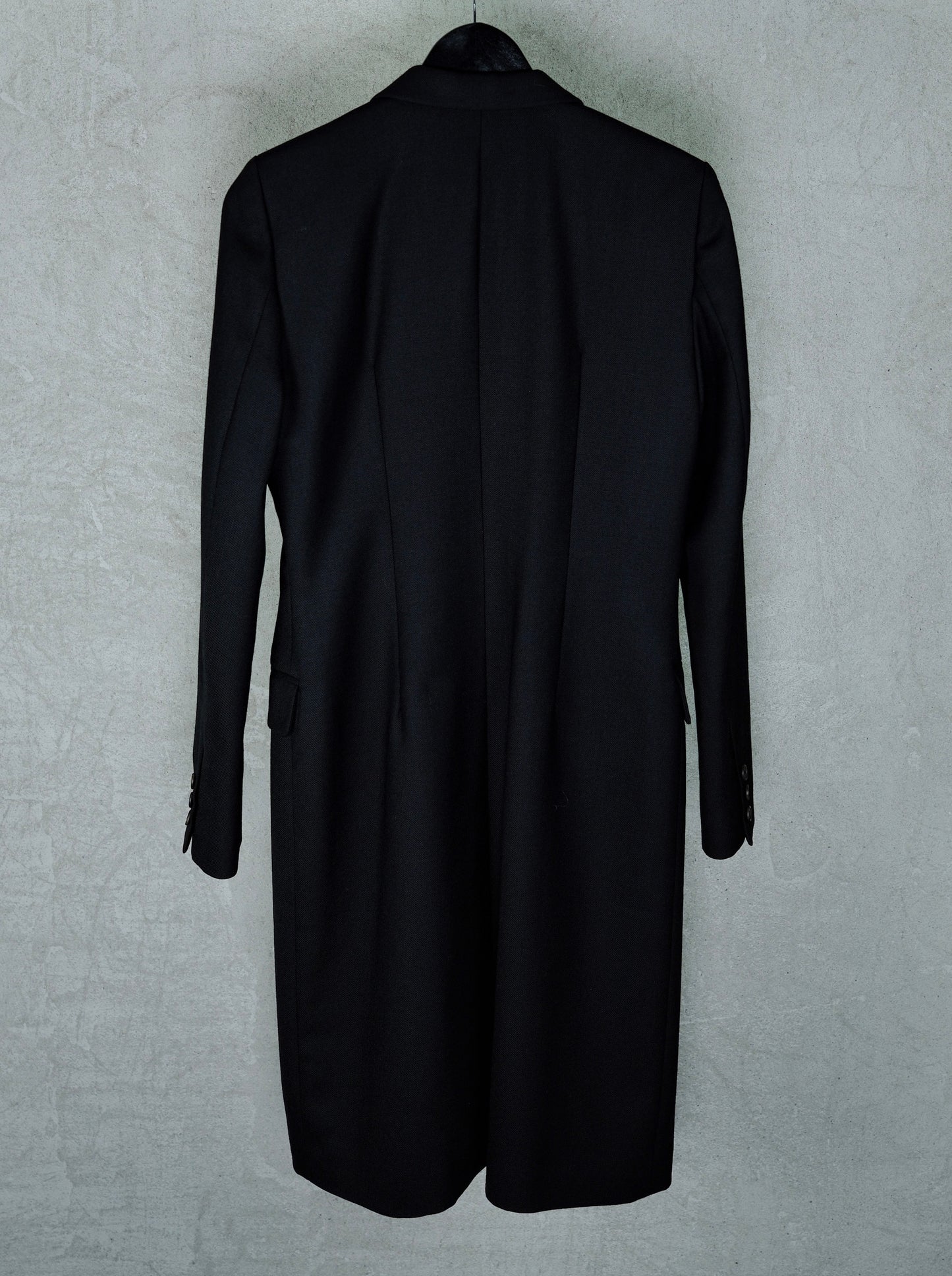 “Le Dix Balenciaga Paris” Double-breasted Tailored Long Coat