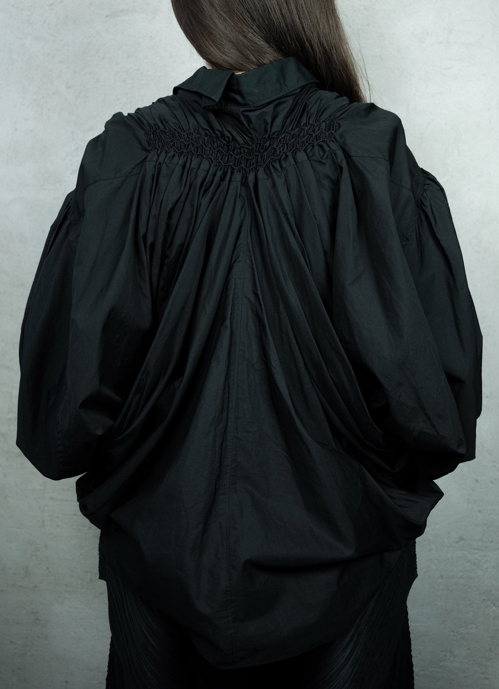 Junya Watanabe Comme des Garçons Smocked Balloon Shirt