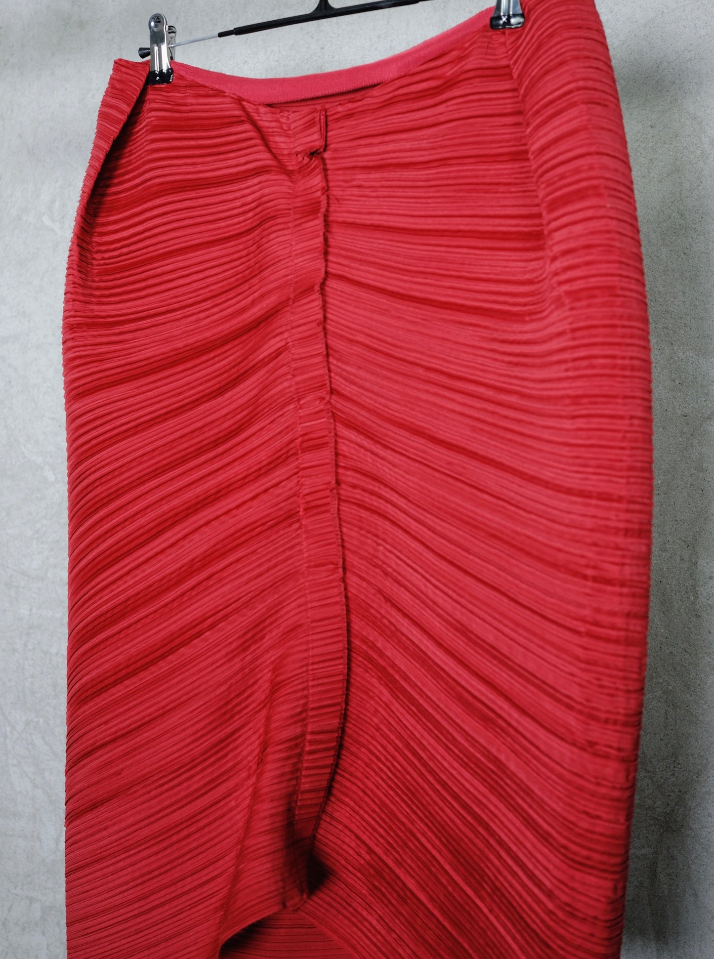 LANVIN FW2011 Red Pleated Skirt