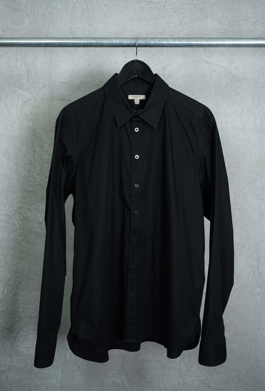 Burberry London black button-up shirt