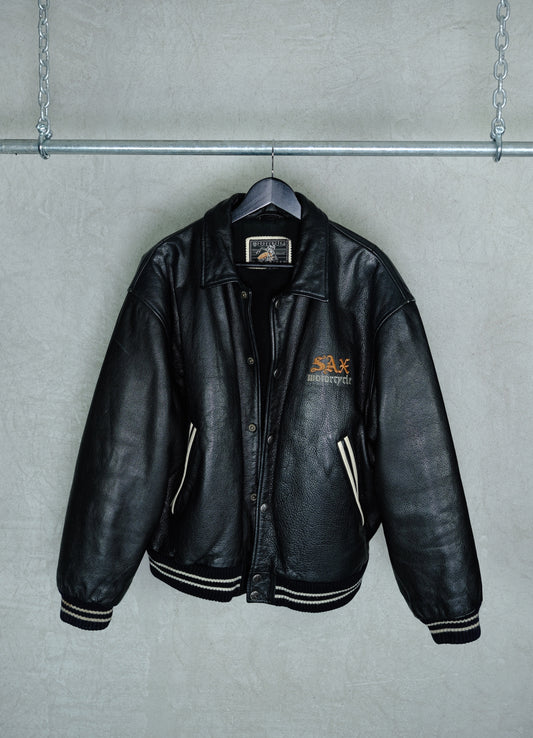 SAX Motorcycle “Easyrider” Vintage Leather Jacket – 1990s