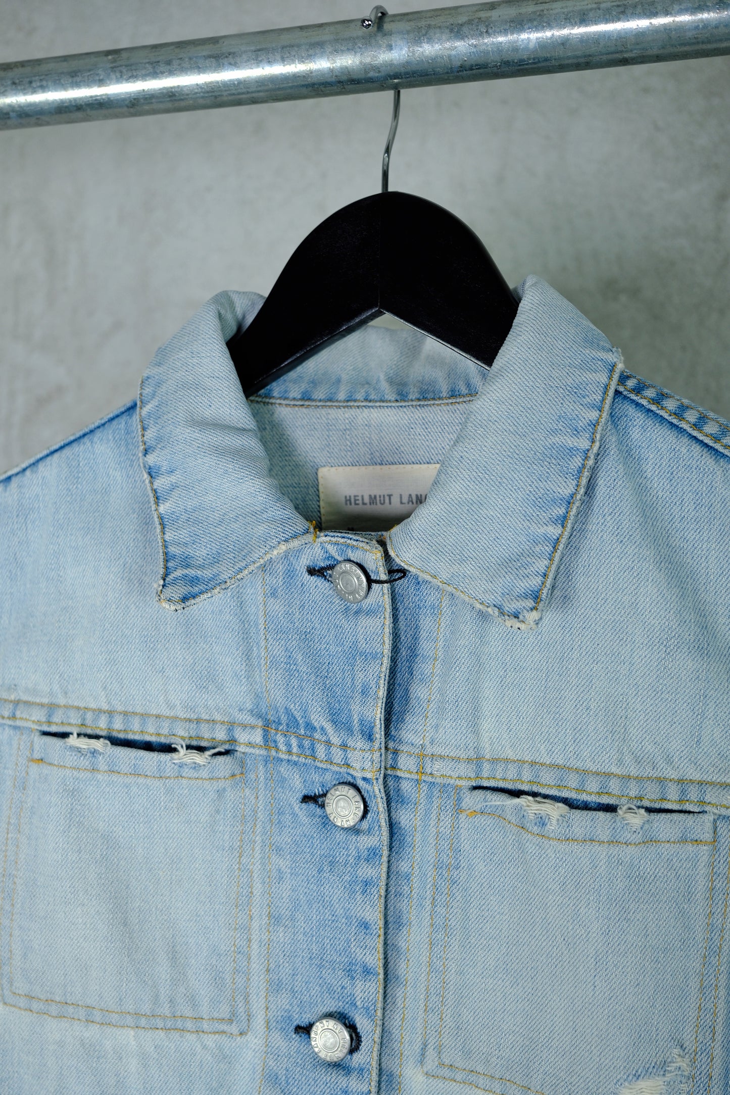 Helmut Lang Archival Light-Blue Denim Jacket (1990s / Early 2000s)