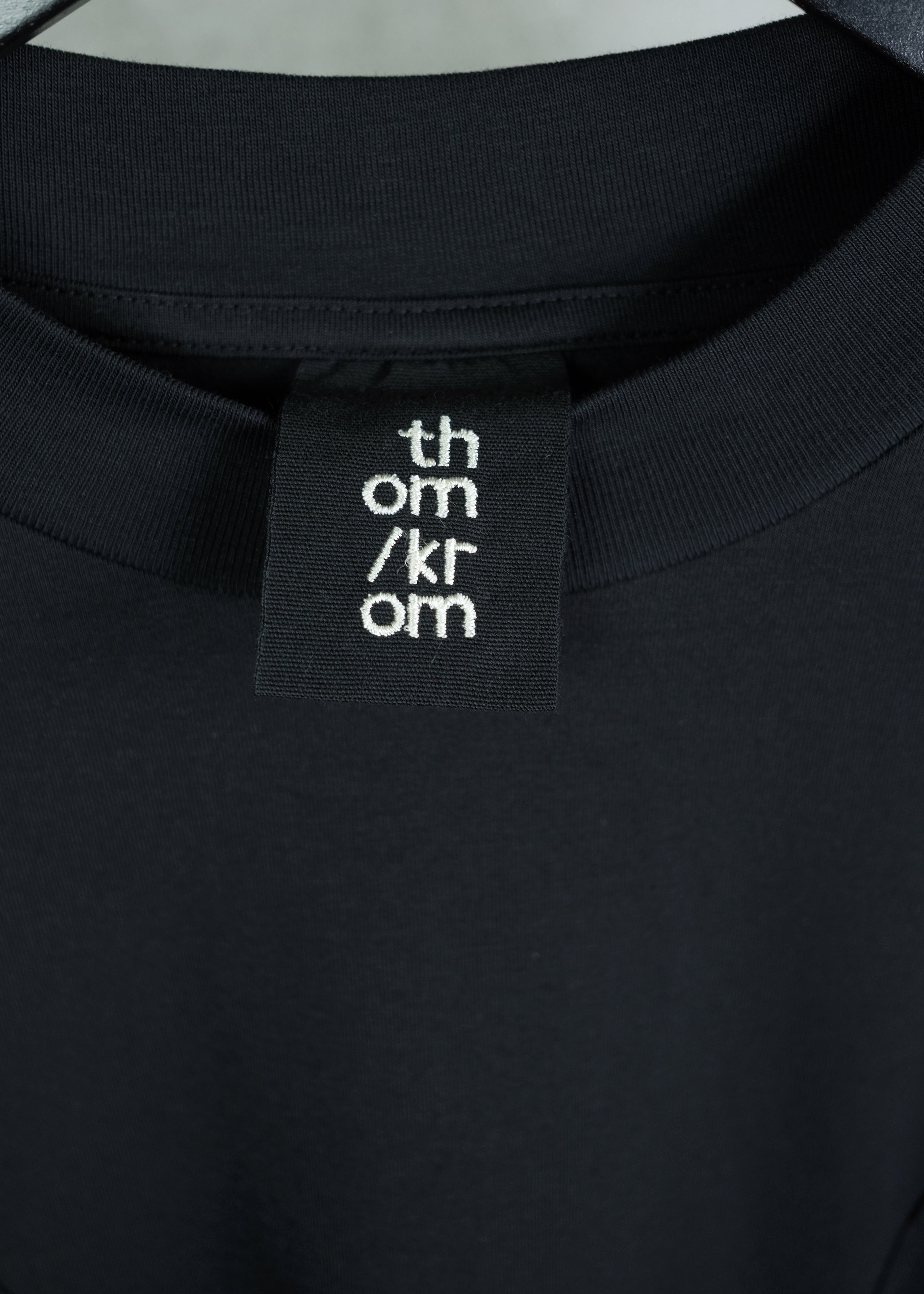 Thom/Krom Geometric Panel Oversized T-Shirt
