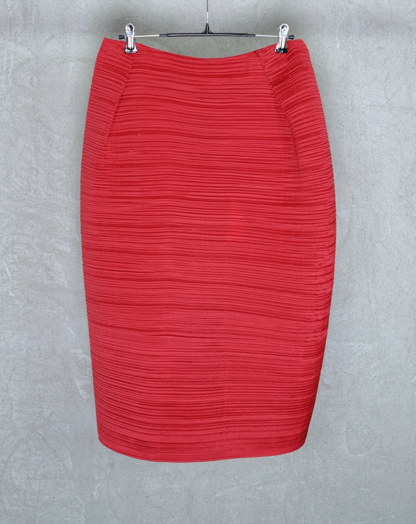 LANVIN FW2011 Red Pleated Skirt