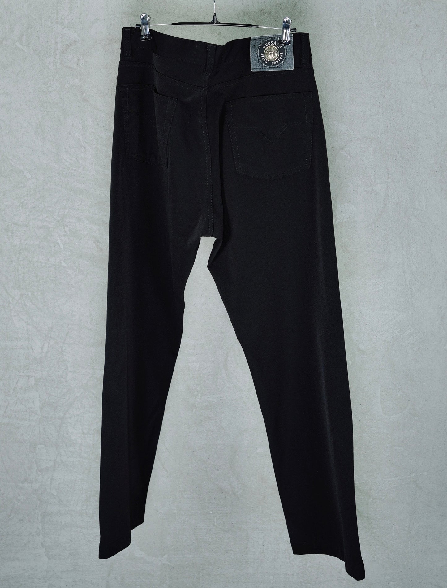 Versace Jeans Couture Vintage Black Pants (1990s)