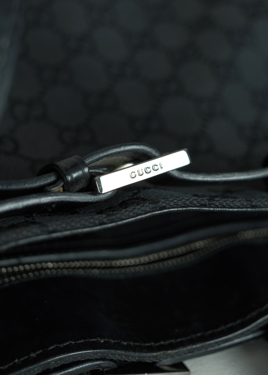 Gucci GG Monogram Buckle Tote Bag