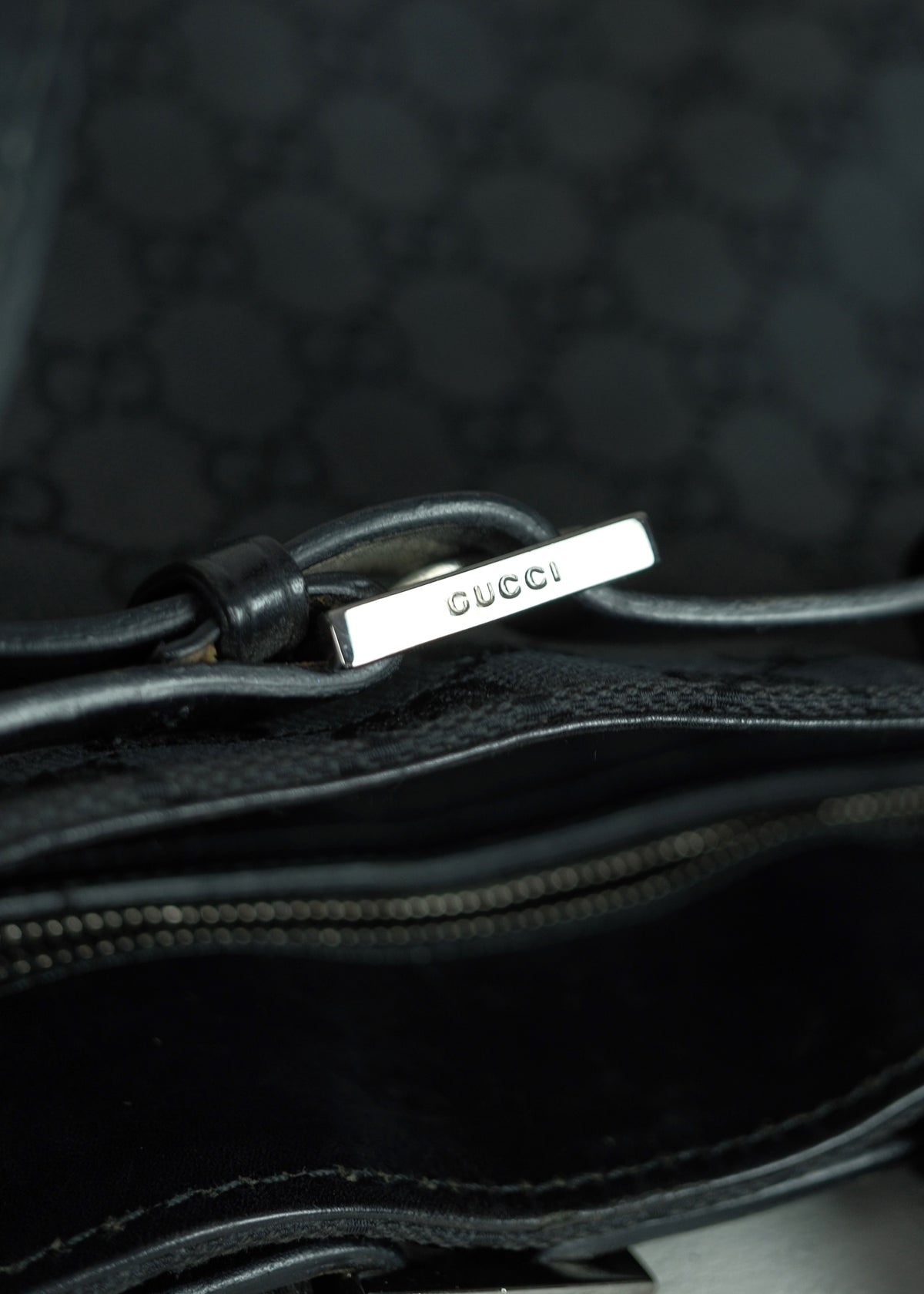 Gucci GG Monogram Buckle Tote Bag
