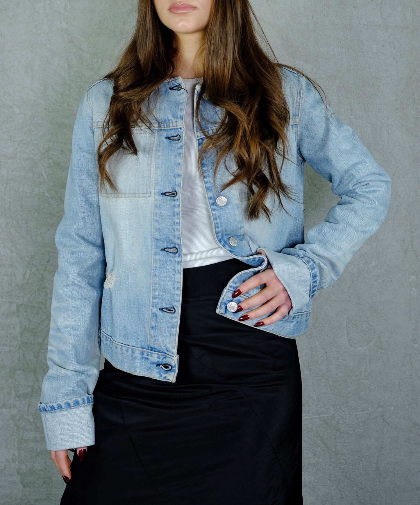 Helmut Lang Archival Light-Blue Denim Jacket (1990s / Early 2000s)