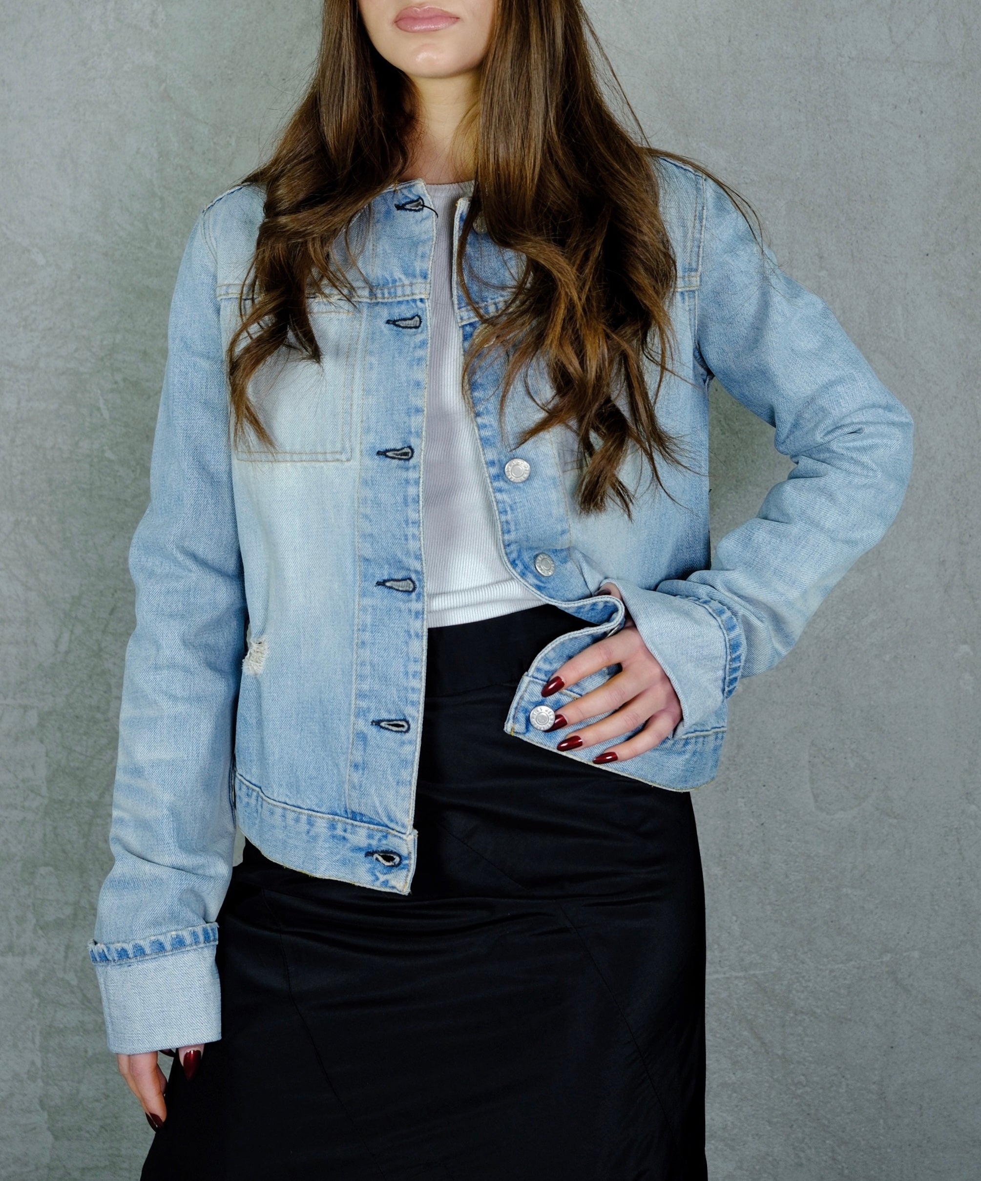 Helmut Lang Archival Light-Blue Denim Jacket (1990s / Early 2000s)