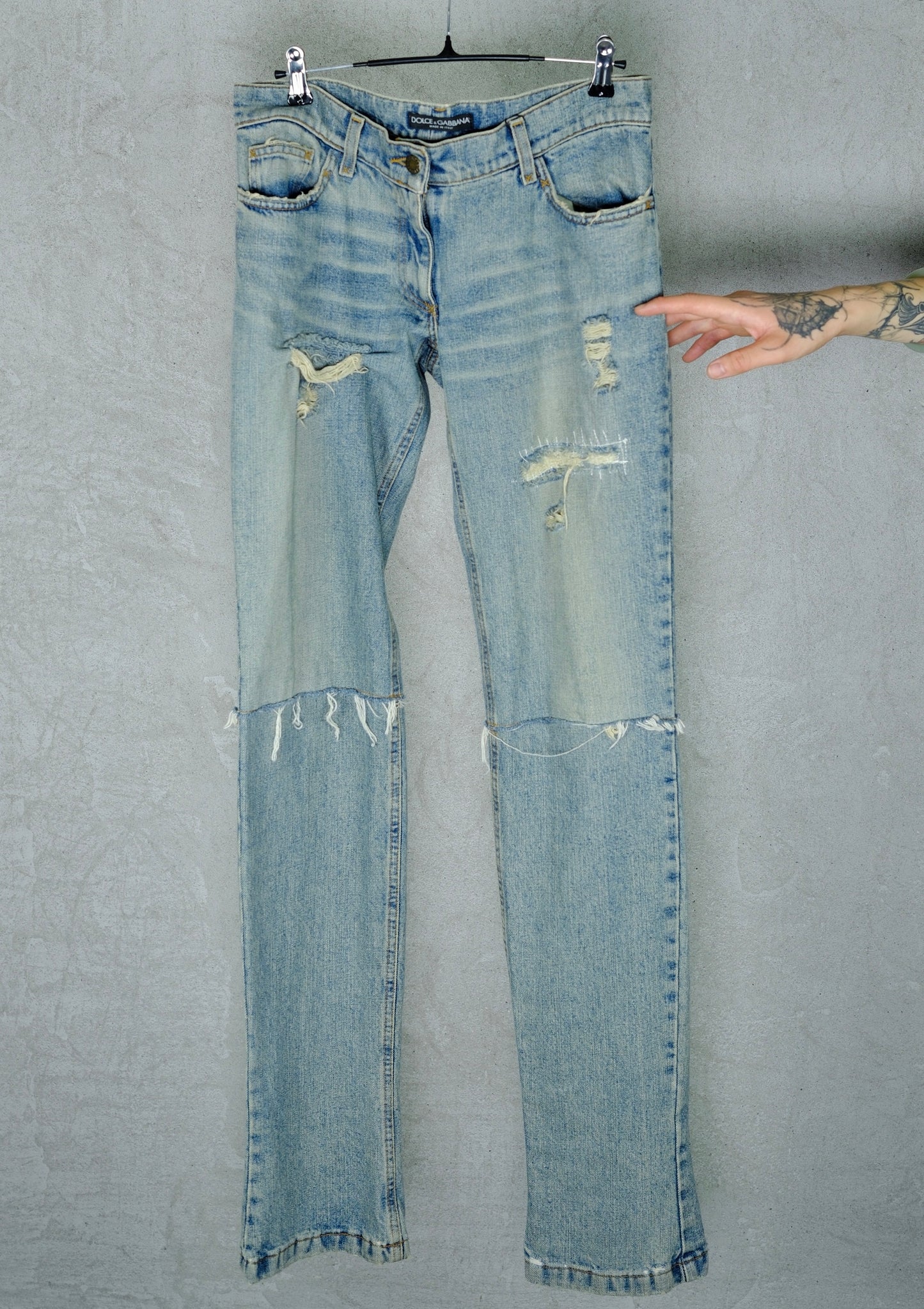Dolce & Gabbana Distressed Denim Jeans (Spring/Summer 2000)