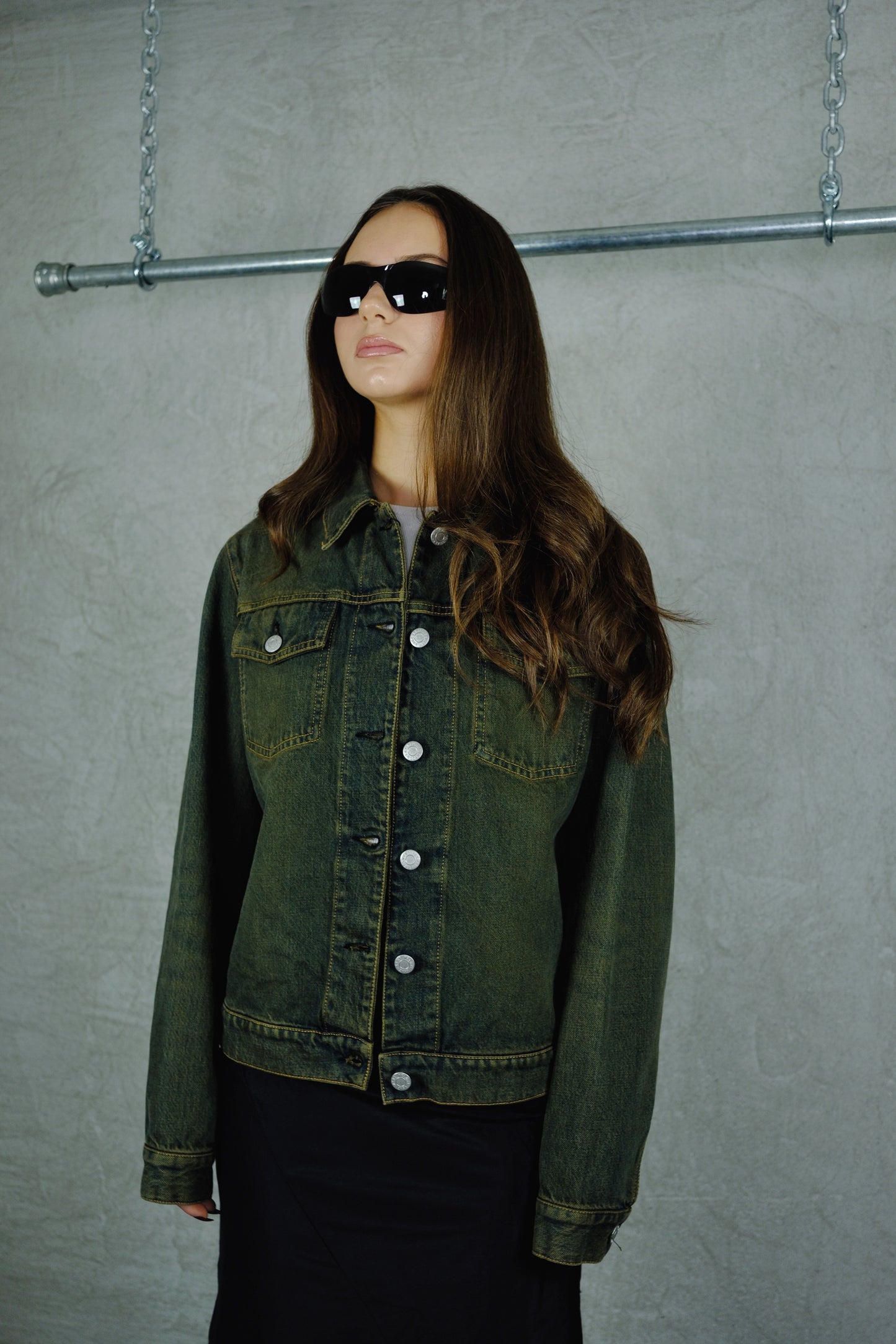 Helmut Lang “Vintage Stained Denim” Jacket (late 1990s)