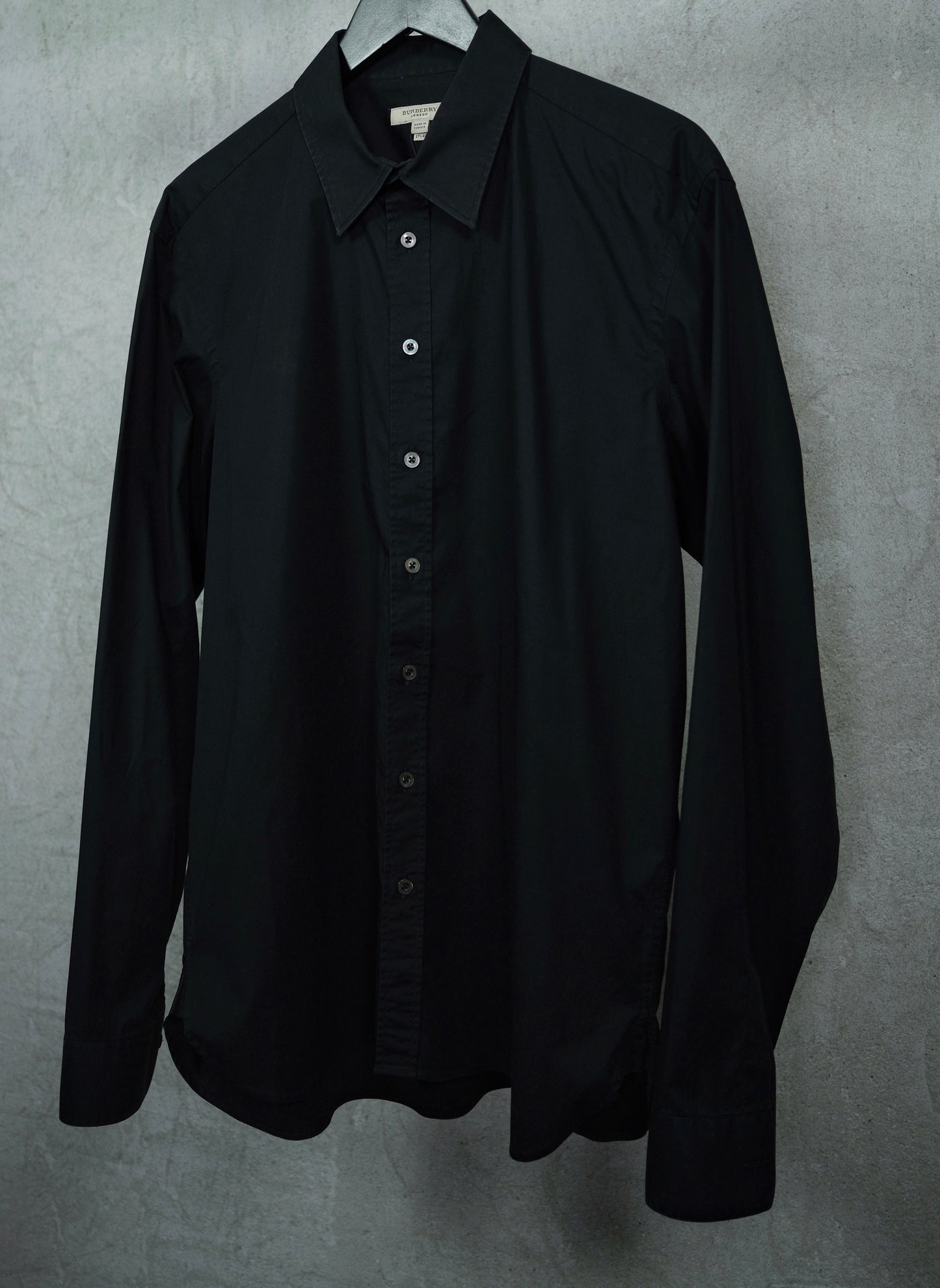 Burberry London black button-up shirt