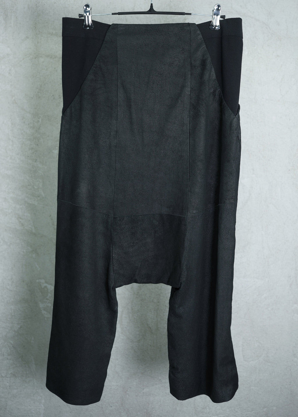 Rick Owens LIMO FW11 Leather Drop-Crotch Trousers