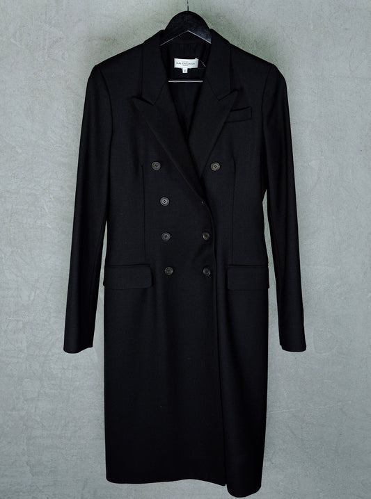 “Le Dix Balenciaga Paris” Double-breasted Tailored Long Coat
